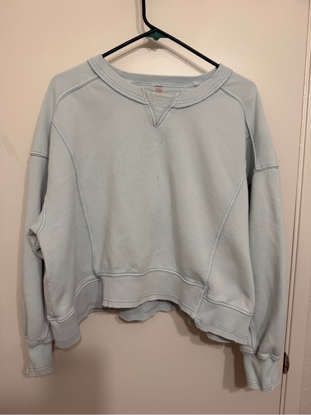 Free People Movement Classic Crewneck Sweatshirt - Light Blue